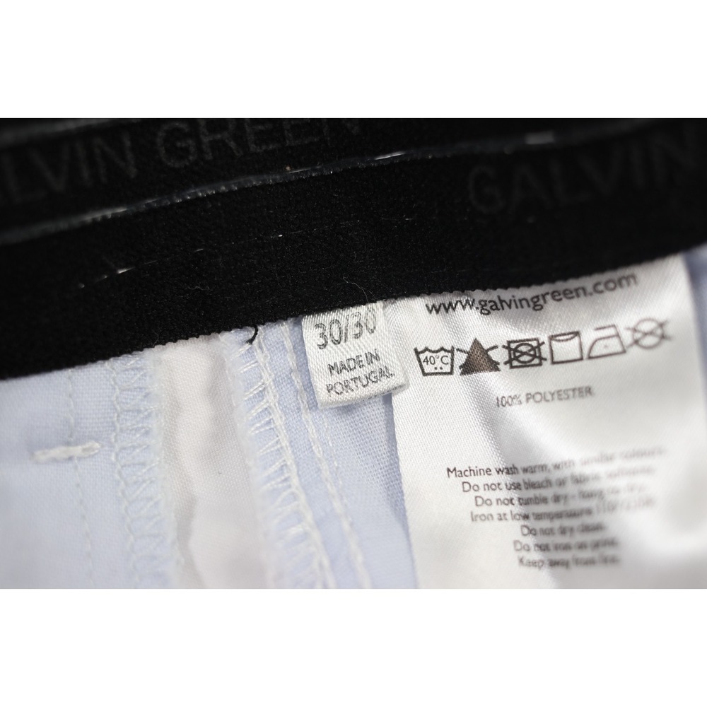 Noah Galvin Green Mens Golf Pants White 30x30 Breathable Performance - Picture 7 of 11